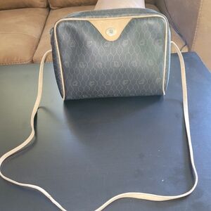 Elegant Christian Dior Honeycomb Crossbody Bag